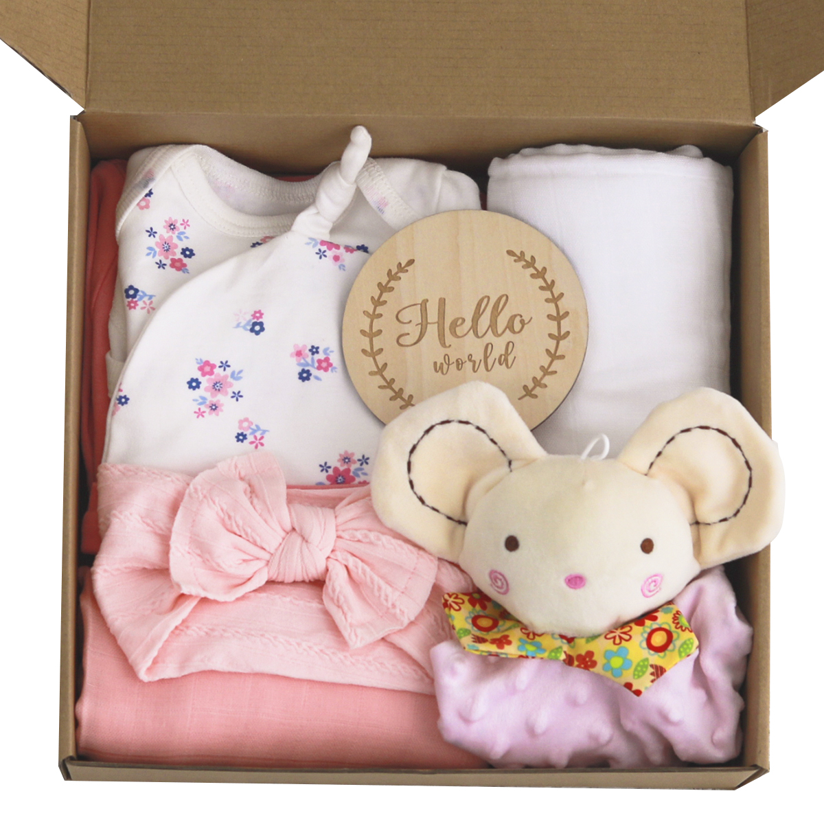 Amazon Hot Sales Wholesale 0-1 Year Baby Sleepwear Gift Package Newborn Clothes Baby Gift 100% Cotton Baby Clothes Gift Set//