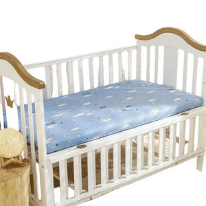 Ropa <span class=keywords><strong>de</strong></span> cama para niños <span class=keywords><strong>de</strong></span> muselina <span class=keywords><strong>de</strong></span> algodón orgánico GOTS personalizada Sábanas <span class=keywords><strong>de</strong></span> bebé adorables para dulces sueños - Product Image 4