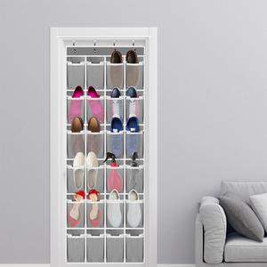High Quality Fine Mesh Door <strong>Shoe</strong> Organizer <strong>Hanging</strong> Closet Holder Hanger <strong>Storage</strong> Bag With 24 Large Mesh Pockets <strong>Storage</strong> for Home - Product Image 5