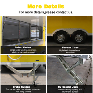 Avvio Attività di Food Truck: Rimorchio con Cucina Estraibile, Mini Bici per Tacos, Chiosco Gelati da Esterno, Carretto Mobile BBQ, Carretto Hot Dog - Product Image 4