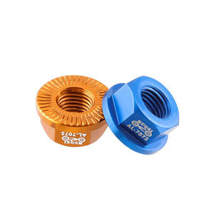 MUQZI Écrou de moyeu de vélo pour enfants M8 Bride Vis de <span class=keywords><strong>roue</strong></span> <span class=keywords><strong>avant</strong></span> arrière Équilibre Moyeu de vélo Axe Boulon fixe - Product Image 4