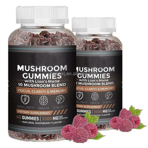 Wennessways วิตามินและแร่ธาตุ Cordyceps แผงคอสิงโตกัมมี่เห็ดมังสวิรัติ - Product Image 2
