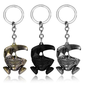 3 estilos <span class=keywords><strong>Tokyo</strong></span> <span class=keywords><strong>Ghoul</strong></span> llavero Anime japonés 3D dibujos animados Metal personalizado llavero bolsa coche llave accesorios chico regalo - Product Image 1