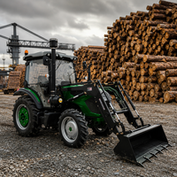 Tracteur 4x4 Prime 100HP avec cabine climatisée, forte pression hydraulique, capacité de levage élevée et démarrage électrique – Disponible dès aujourd'hui