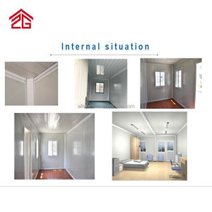 Conteneur de maison moderne personnalisable, économique, portable, à un ou deux étages, en acier, de 40 pieds, pour dortoir ou bureau - Product Image 6