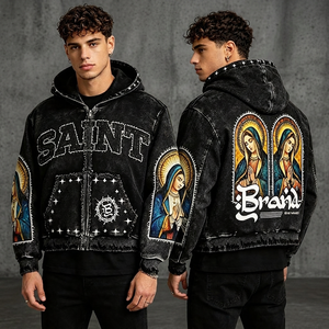 Sweat à capuche personnalisé en tissu premium, broderie de qualité supérieure, style urbain, vêtement décontracté pour tous les jours, toucher doux, sweat à capuche pour homme - Product Image 1
