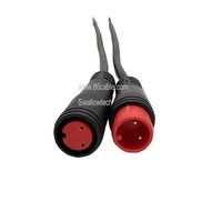 M6 M8 Connecteur étanche IP67 Câble d'extension 2-8pin à 7pin Ebike avec capteur de montage sur panneau circulaire Type DIN
