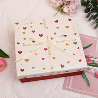 Boîte cadeau, boîte cadeau d'anniversaire, boîte vide, boîte cadeau haut de gamme avec couvercle rabattable, boîte cadeau pour filles, nouvelle boîte cadeau souvenir