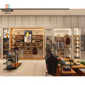 Expositor de Ropa, Mueble de Exhibición Montado en la Pared, Isla de Exhibición de Prendas |   Muebles y Accesorios de Exhibición para Tiendas Minoristas Fabricados en Fábrica - Product Image 1