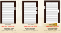 Lukliving BBGWINDOOR Verre isolé à double vitrage avec stores internes électriques pour fenêtres de construction