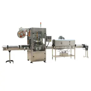 Automatic PVC Shrink Sleeve Labeling Machine for Carbonated Beverage Beer Can Pure Mineral Still Drink Soda Water Bottle