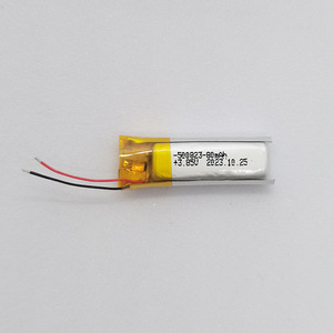 Batería Recargable de Óxido de Litio y Cobalto de 3.7V 500823 80mAh para Gafas Inteligentes, Auriculares y Relojes Inteligentes - Product Image 2