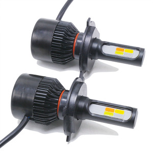 Système d'éclairage automobile LED H4 en gros, logo personnalisé, emballage OEM, 4400LM, 50 000 heures, alliage d'aluminium, quatre couleurs, pièce auto - Product Image 6