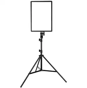 数码相机照相馆摄影照明发光二极管视频面板灯80w直播19英寸发光二极管灯面板