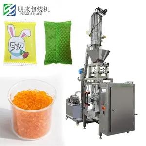 Vacuum granule feeder non woven fabric desiccant sachet ultrasonic or heat seal packaging machine