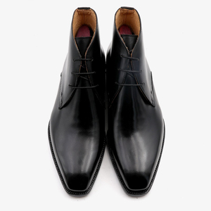 Goodyear Welt <span class=keywords><strong>bottines</strong></span> pour hommes chaussures en cuir <span class=keywords><strong>chelsea</strong></span> bottes hommes en cuir véritable Original Chaussures-Homme luxe hommes bottes - Product Image 1