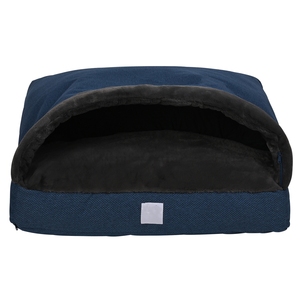 Luxury Dog <strong>Bed</strong> <strong>for</strong> Large Dogs Removable Cover <strong>Rabbit</strong> Fur Round Plaid Design Heavy-Duty Winter Use - Product Image 5