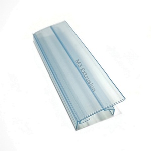 Profils d'affichage en PVC Datastrip Extrusions rigides pour rayonnage de supermarché porte-étiquette de prix et systèmes d'étiquetage de produits - Product Image 1
