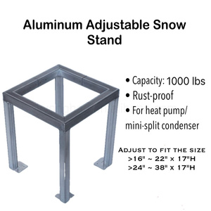 סטנד ק אלומיניום קל משקל מסגרת anodized קומפקטי, הרכבה על האתר, תמיכה גבוהה עמיד ליחידות חוצות - Product Image 6