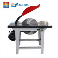 Scie circulaire simple à lame unique 380V 2.2KW horizontale pour le travail du bois, diamètre de lame 500mm, épaisseur de coupe 140mm, moteur