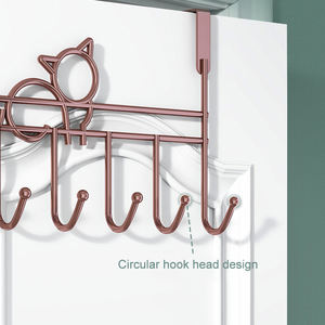 ‎ خلف الباب ، في الجزء الخلفي من الباب ، بدون خطافات تثقيب ، مادة معدنية - Product Image 6