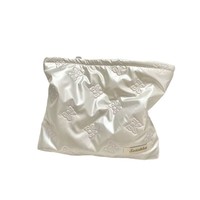 Tas Clutch Berbentuk Hati Berlapis Bahan PU Gaya Korea dengan Ritsleting, Ultra-ringan, Dapat Dilipat, Dompet Kosmetik dan Perawatan Kulit