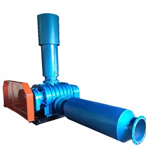 China Roots Air <b>Blower</b> High Pressure Cast Iron Low Noise 220V AC Industrial Use OEM Customizable Three Leaf Fish Pond - Product Image 1