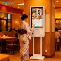 21.5 27 32 43 pouces Kiosque de libre-service interactif Écran tactile automatique Commande automatique Machine de paiement Type debout au sol