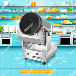 <span class=keywords><strong>Robot</strong></span> de <span class=keywords><strong>cuisine</strong></span> multifonctionnel pour restaurant, wok à frire, riz frit, électrique, acier inoxydable, 5000W, rotatif, facile à nettoyer - Product Image 2