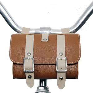<span class=keywords><strong>Sacoche</strong></span> de guidon universelle pour vélo de ville <span class=keywords><strong>vintage</strong></span> <span class=keywords><strong>Sacoche</strong></span> de selle de <span class=keywords><strong>moto</strong></span> personnalisée en cuir PU - Product Image 1