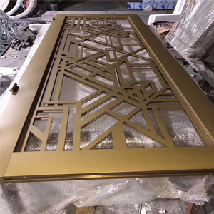 Thép Không Gỉ Màn Hình Panels Khách Sạn Kim Loại Màn Hình Phòng Khách Divider Phân Vùng - Product Image 1