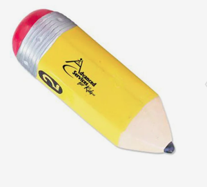 Boules anti-stress personnalisées en forme de crayon, imprimées, instrument d'écriture scolaire, jouet à presser, 4,5 pouces, cadeau promotionnel en gros - Product Image 1