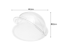 Dôme alimentaire épais en plastique écologique, respirant, lavable au lave-vaisselle, naturel, sain, réutilisable, pour usage commercial, hôtels et restaurants
