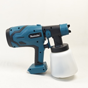 Pour pulvérisateur de peinture sans fil <span class=keywords><strong>Makita</strong></span> Style <span class=keywords><strong>18V</strong></span>, pistolet de pulvérisation électrique avec réservoir de 800 ml, 4 options de buses - Product Image 4