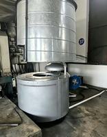 Four de fusion à creuset à gaz 120KW 500KG 380V à économie d'énergie pour fonderie de moulage sous pression d'alliages d'aluminium OEM