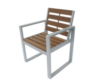 Tables et chaises résistantes aux intempéries, table à manger d'extérieur pour jardin, parc
