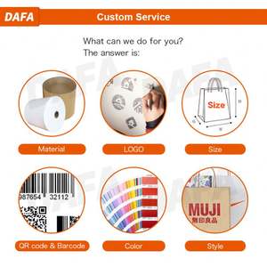 Sacs en papier biodégradables blancs et bruns pour biscuits, sacs en papier alimentaire, Chine - Product Image 4