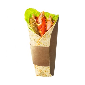 Bandejas de Papel para Alimentos ZY, Papel para Envolver Alimentos Resistente a la Grasa, Bandejas de Cartón Plegables Desechables para Almuerzo, Aperitivos, Rollos Fritos - Product Image 5