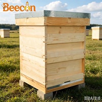 Neue Beecon Professionelle Imkereibedarf-Artikel Britische Nationale Unmontierte Holz-Bienenstockbox