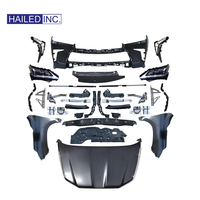 Kit de carrosserie complet pour Lexus LX570 2009-2015, mise à niveau vers le modèle 2018, capot, hayon, ailes, pare-chocs, calandre, phares, feux arrière