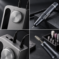 Machine à ongles professionnelle 45000 tr/min, lime à ongles électrique pour salon de manucure, logo personnalisé, OEM, ODM, vente en gros d'usine