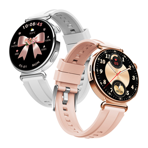 สมาร์ทวอทช์ ET493 สำหรับ<span class=keywords><strong>ผู้หญิง</strong></span> รุ่นปี 2026 หน้าจอ AMOLED รองรับการโทร วัดคลื่นไฟฟ้าหัวใจ (ECG) ตรวจวัดอัตราการเต้<span class=keywords><strong>น</strong></span>ของหัวใจ ตรวจสอบสุขภาพ โทรฉุกเฉิน SOS กั<span class=keywords><strong>น</strong></span><span class=keywords><strong>น</strong></span>้ำ - Product Image 1