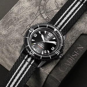 Reloj de Buceo Automático Mecánico CADISEN C8239 Deep Explorer 2025 para Hombre, Correa de Lona, MIYOTA 8215, Luminoso de Lujo, Resistente al Agua 10 Bar - Product Image 3