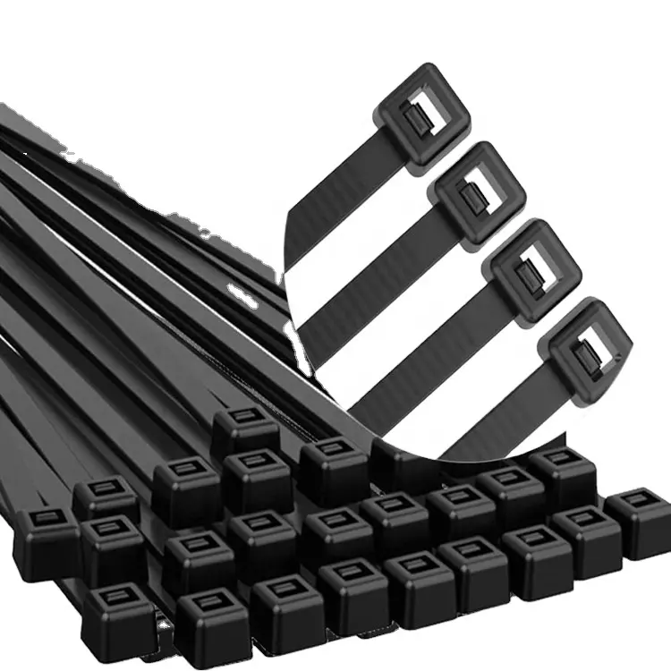JOYELEC Autoblocante Nylon Cable Zip Ties Cable Blanco Negro Organizador Sujeción Cable 3*150mm