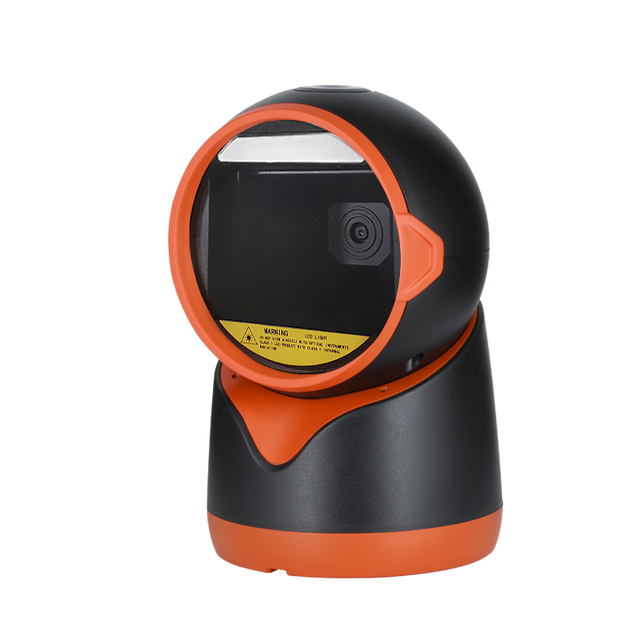 20 Lines Laser Scanner 1D 2D Desktop Barcode Scanner Omnidirectional Barcode Reader