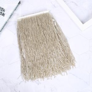 Nuova <span class=keywords><strong>Passamaneria</strong></span> in Pizzo con Perline di Vetro Fatte a Mano da 30 CM (11.8 Pollici) per Abiti e Vestiti, Frange con Nappe per Capi d'Abbigliamento - Product Image 2