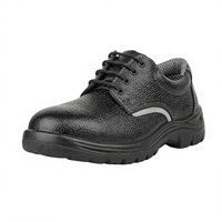 Chaussures de sécurité en cuir à embout d'acier, bottes de travail industrielles, minières et de cuisine, antistatiques, basses, pour hommes, toutes saisons, robustes, pour l'usine