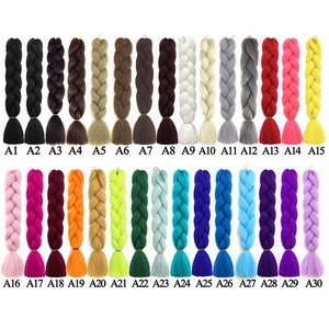 Ombre Jumbo Bện Tóc 24Inch 100 Gam Tổng Hợp Yaki Bện Tóc Nối Tóc Ombre Siêu Bện Tóc Tập Tin Đính Kèm Cung Cấp Nhãn Hiệu - Product Image 6