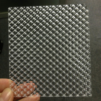 Feuille de diffuseur PS givrée double face de 8mm d'épaisseur, matériau acrylique avec service de traitement de coupe