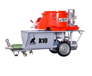 X10 cement spray mortar spray machine/plaster pump mortar spray machine/cement sprayer with blender